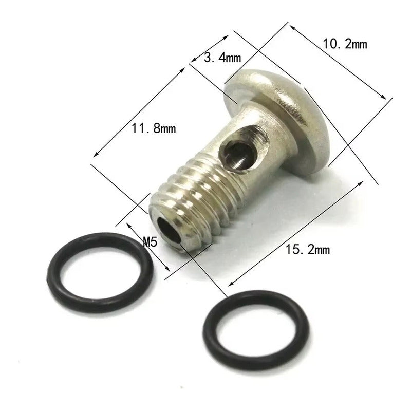 Tornillo Banjo Mordaza 4 Pistones Shimano Deore Xt Zee Saint