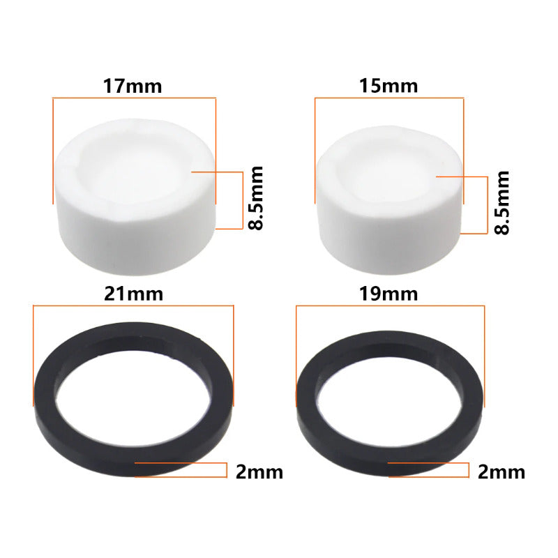 Pistones Dobles Heppe Shimano Frenos Disco Ceramicos Saint Blanco