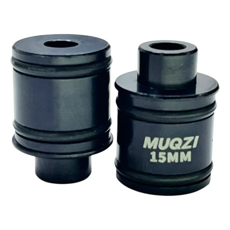 Adaptador Tapas Maza Masa Delantera 15mm A 9mm Qr Pasador Negro