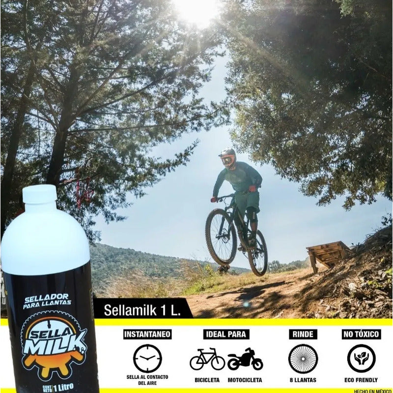 Sellador Liquido Sellamilk Sella Milk Anti Ponchaduras 5 L