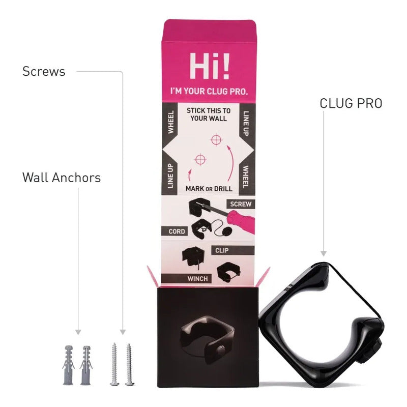 Gancho Soporte Rack De Pared Para Bicicleta Hornit Mtb Xl Negro