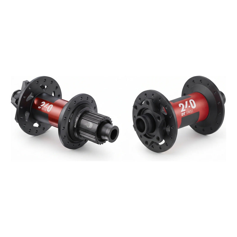 Par Mazas Bicicleta Dt Swiss 240 28h Boost Shimano Ms Negro / Rojo