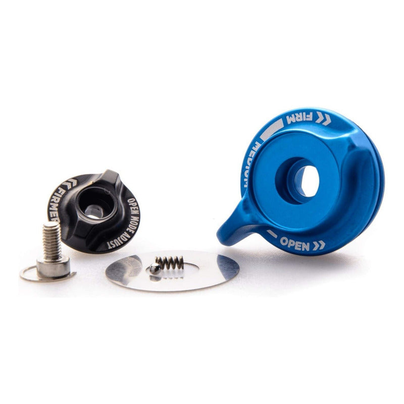 Palanca Perilla Control Bloqueo Suspensión Fox Fit 4 Factory Azul