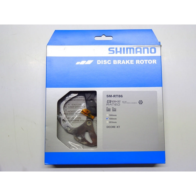 Rotor Disco Freno Shimano Deore Xt Sm-rt86 180mm 6t Ice Tech