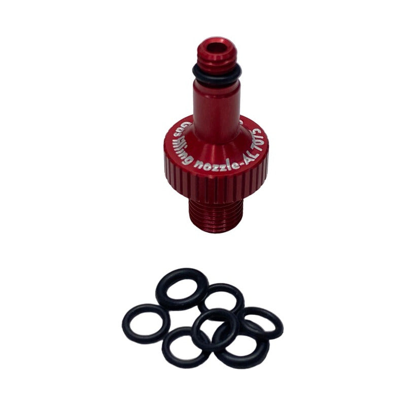 Adaptador Valvula Ifp P Suspensiones Rock Shox Presurizador Rojo