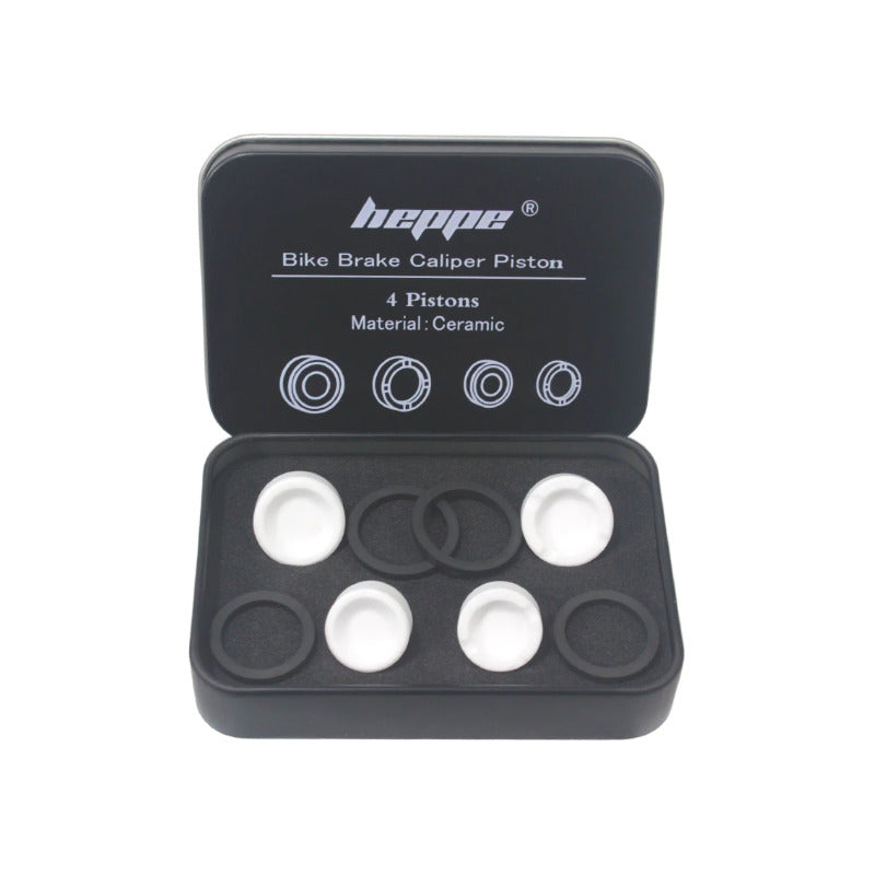 Pistones Dobles Heppe Shimano Frenos Disco Ceramicos Saint Blanco