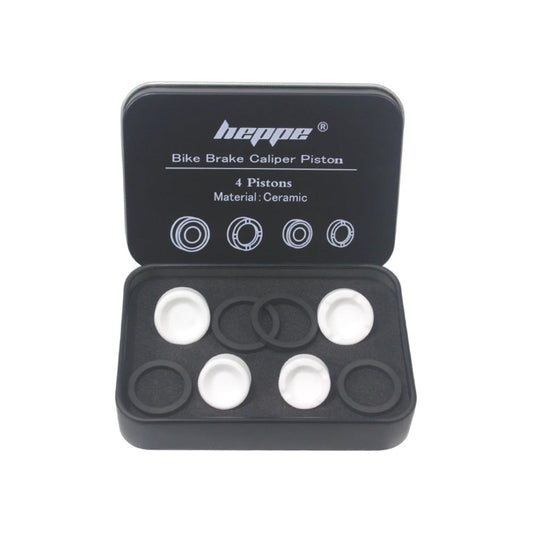 Pistones Dobles Heppe Shimano Frenos Disco Ceramicos Saint Blanco