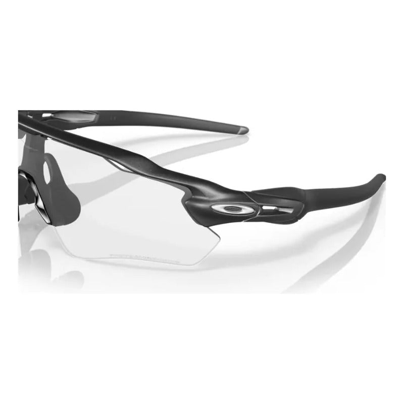 Lentes Oakley Radar Ev Path 920813 - Acero Fotocromaticos Transparente A Negro Iridium Acero