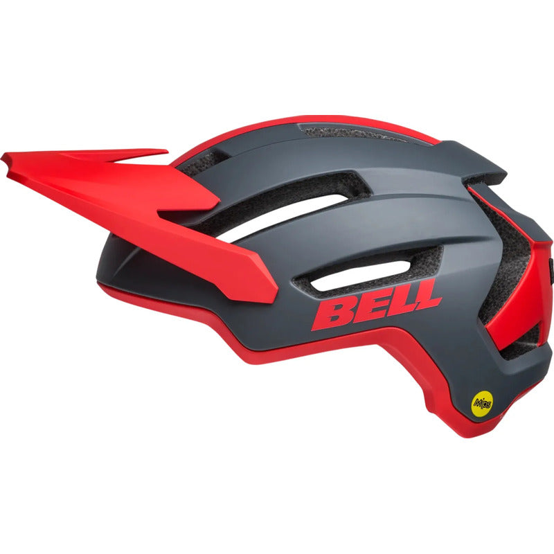 Casco Ciclismo Bell 4 Forty Air Mips M 55 59cm Gris Rojo Gris/rojo M