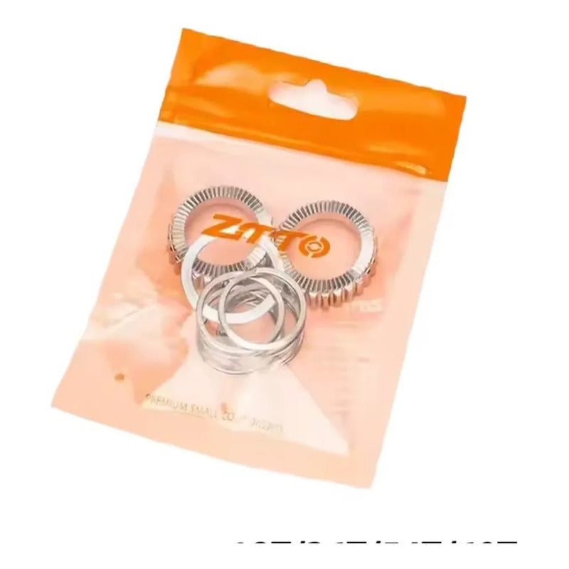 Kit Anillos Engranes Ratchet Dt Swiss 54t Resortes Maza Body Plateado