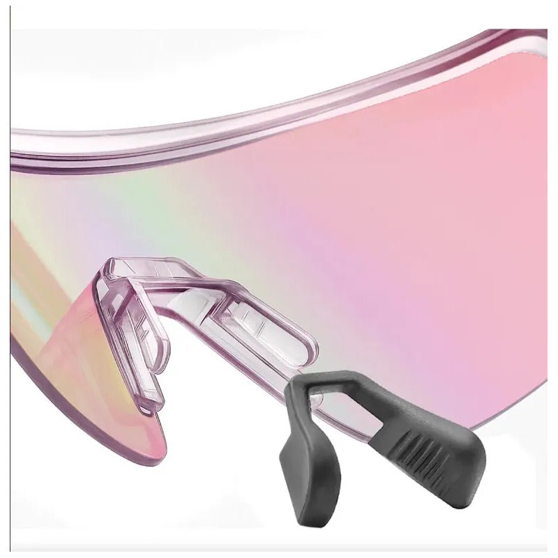 Lentes Rockbros Fotocromaticos Tornasol Rosa Morado Tornazol Rosa Pálido