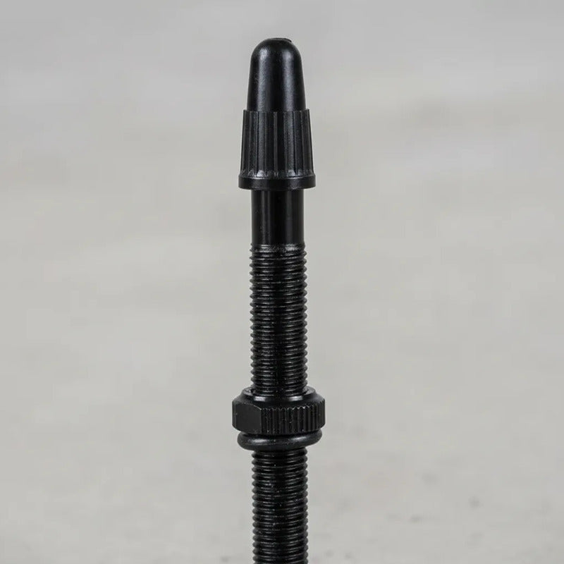 Valvulas Aire Presta De 80mm Aluminio Negras Bicicleta Ruta Presta Negro