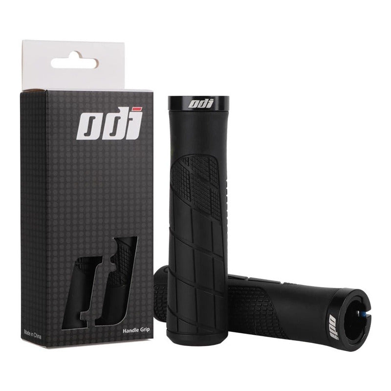 Grips Puños Bicicicleta Odi Grip Candado Silicon Ergonomico Negro