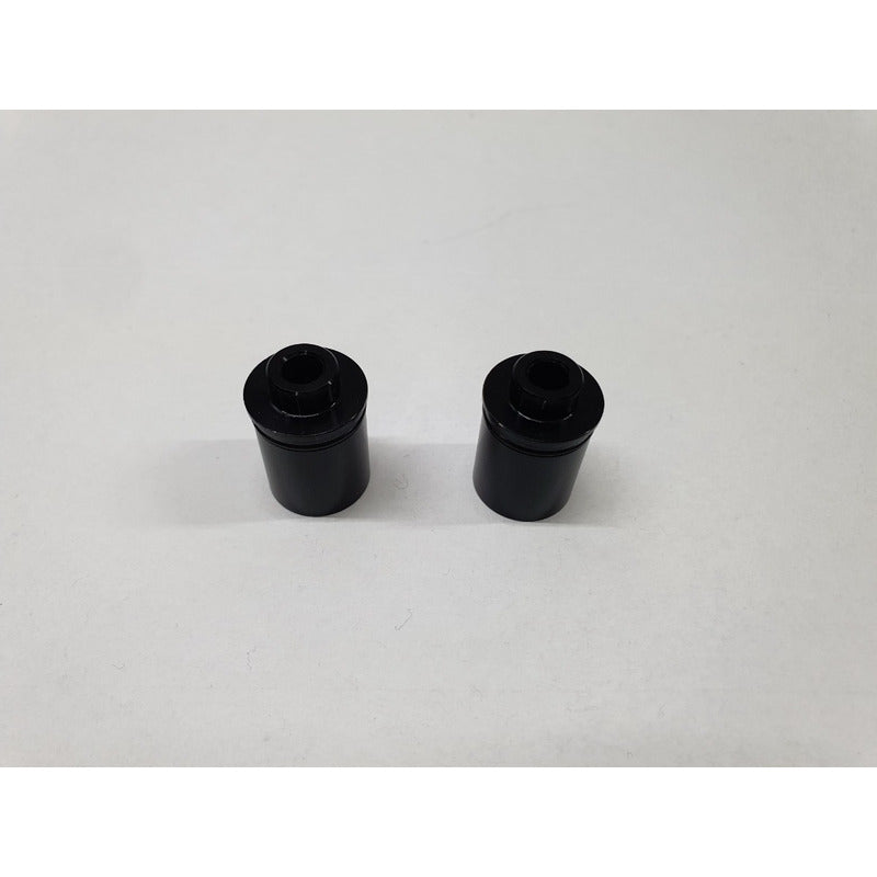 Reductores Tapas Maza Masa Delantera Bitex 15mm A 9mm Qr Negro