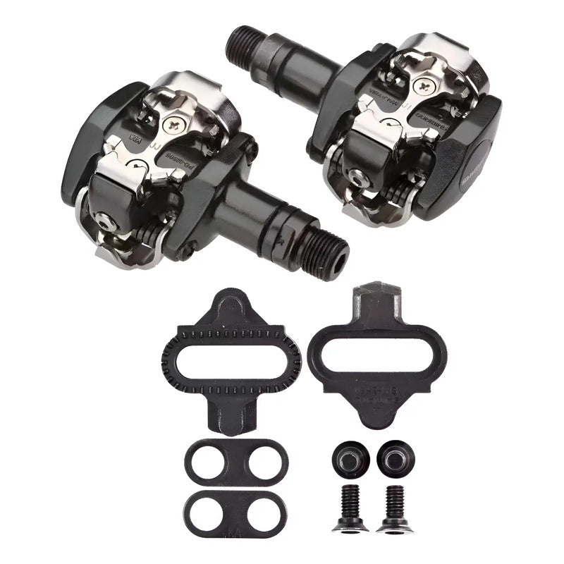 Pedales Shimano Mtb Pd-me700 Spd Clip Contacto Plateado/negro
