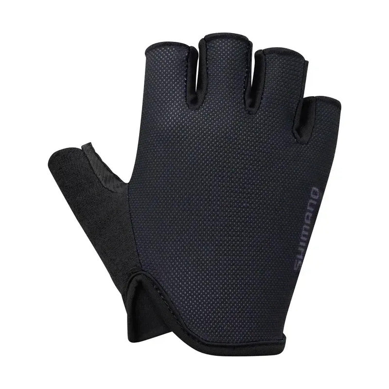 Guantes Shimano Airway Ciclismo Mtb Ruta Medio Dedo Talla L Negro L