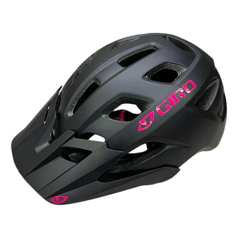 Casco Mtb Giro Verce Talla Unitalla 50-57cm Matte Black/pink Negro/rosa Unitalla