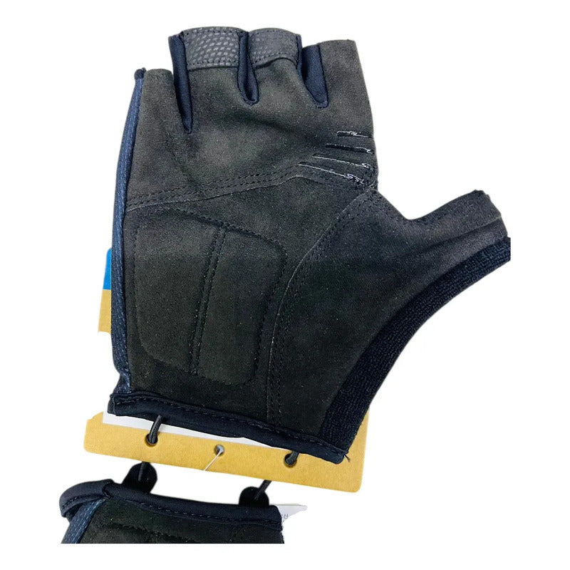 Guantes Shimano Airway Ciclismo Mtb Ruta Medio Dedo Talla L Negro L