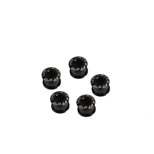 Tornillos Aluminio Plato Multiplicación Bicicleta Negro 5pz Negro