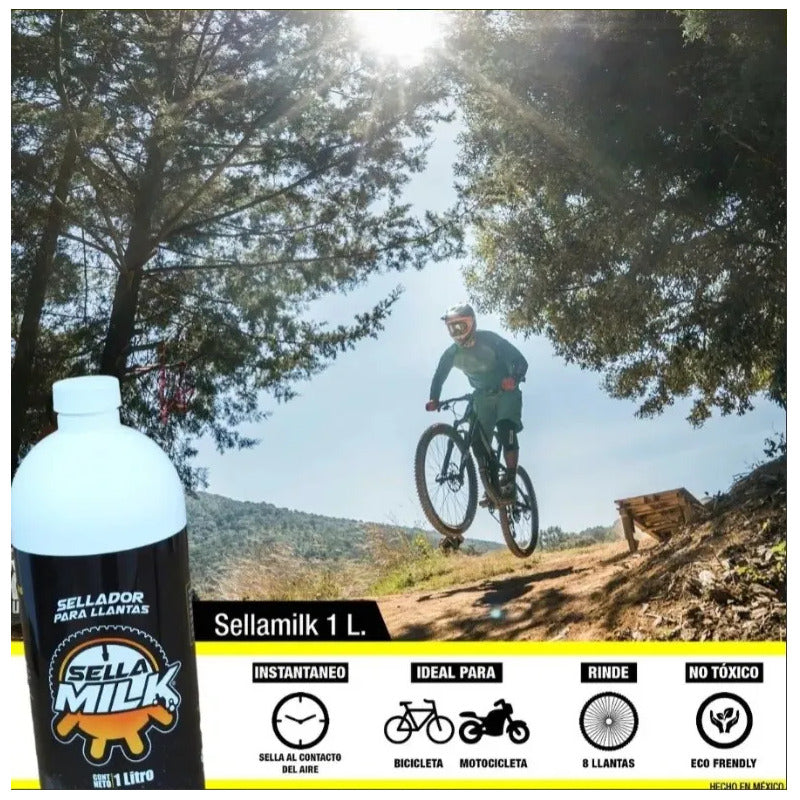 Sellamilk Sella Milk Sellador Liquido Anti Ponchaduras 2 L