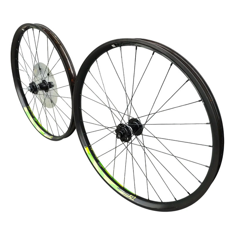 Ruedos Rines Bicicleta Mtb 27.5 27.5+ Giant Baleros Sellados Negro