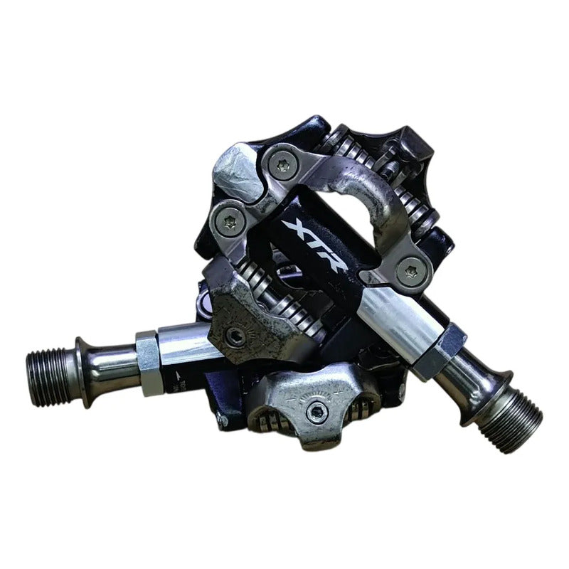 Pedales Shimano Xtr Pd-m9100 Spd Clip Contacto Mtb Plateado