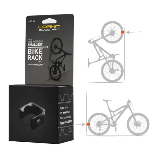 Gancho Soporte Rack De Pared Para Bicicleta Hornit Mtb Xl Negro