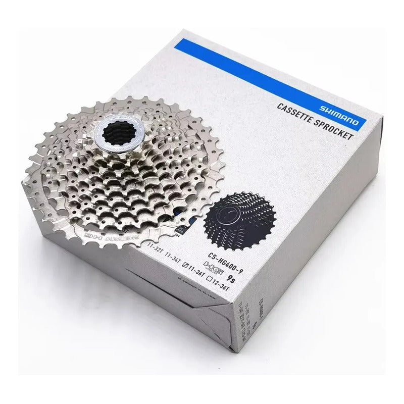 Cassette De 9 Pasos Shimano Alivio Cs-hg400-9 11-25 Plateado 11 25