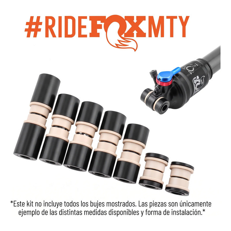 Bujes Fox Amortiguador Bicicleta 803-03-324 10mm - 25mm
