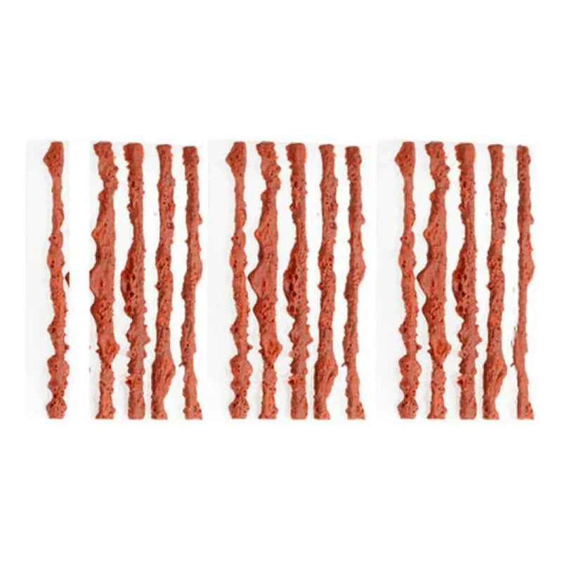 15 Tocinos Kit Reparación Llanta Tubeless Bicicleta Montaña