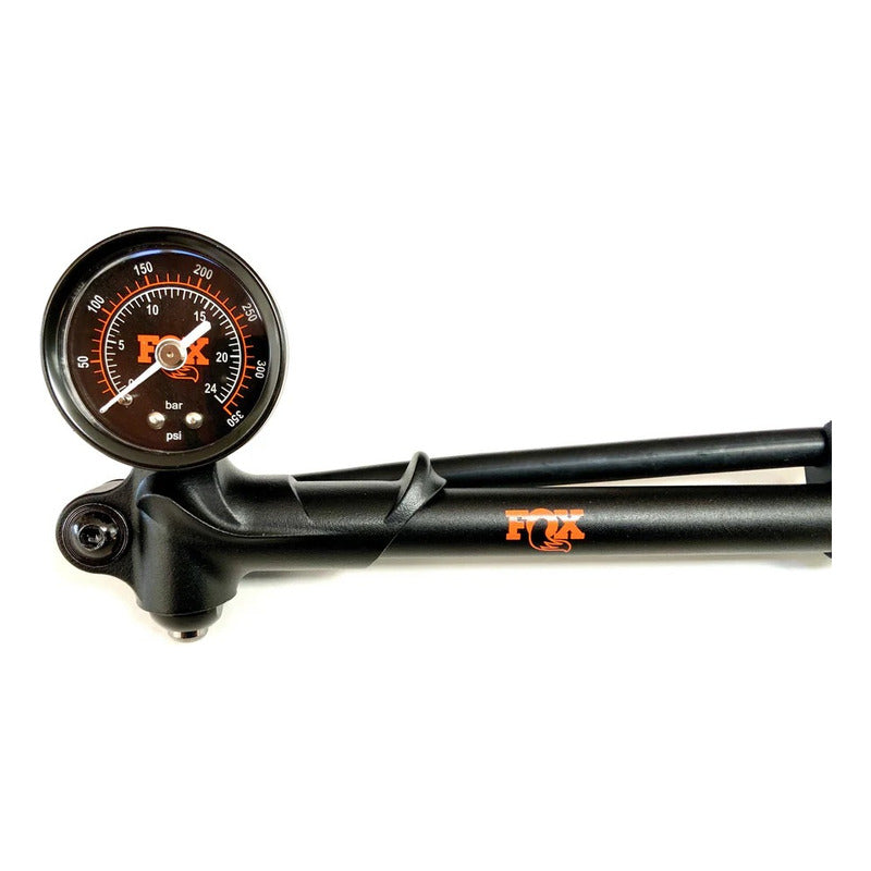 Bomba Aire Suspension Fox Horquilla Shock Cabezal Largo Negro