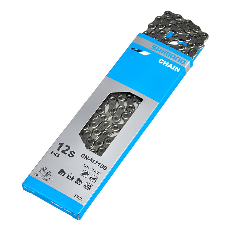 Cadena Shimano Slx 12 Pasos Cn M7100 138 L Plateado