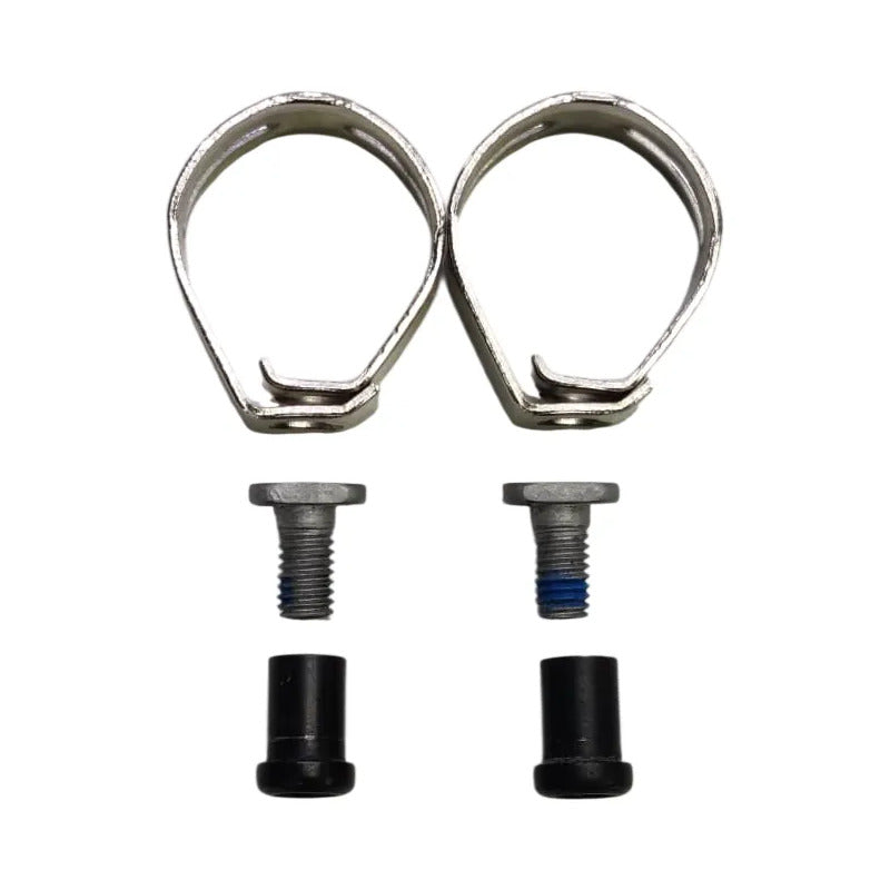 Abrazaderas Para Manetas Palancas Frenos Duales Ruta 22.2mm Plateado