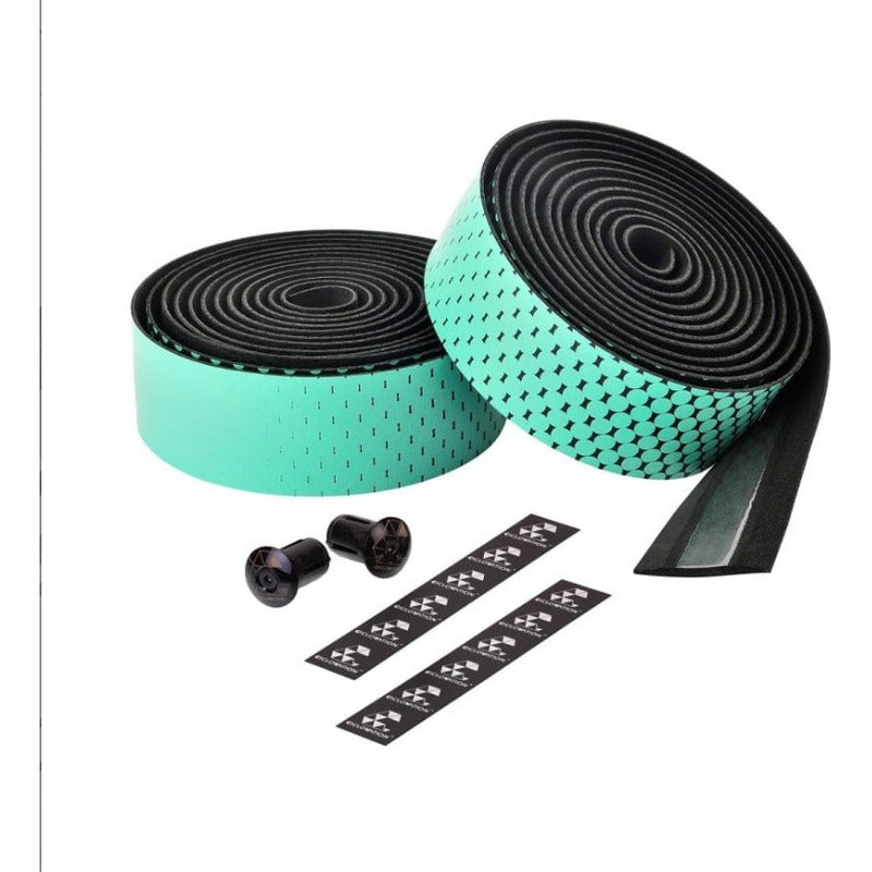 Cinta Manubrio Bici Ruta Fixie Ciclovation Fusion Turquesa Negro/turquesa Combinado