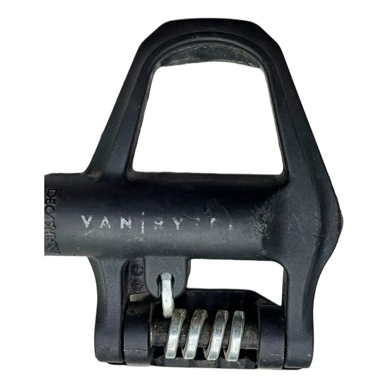 Pedales De Bicicleta Ruta Decathlon Van Rysek Autoroad Edr-k Plateado/negro