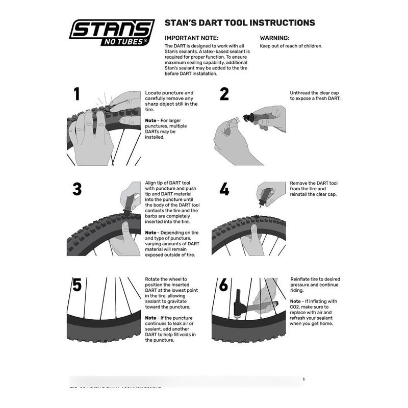 Stans Notubes Dart Heramienta Reparacion Tubeless