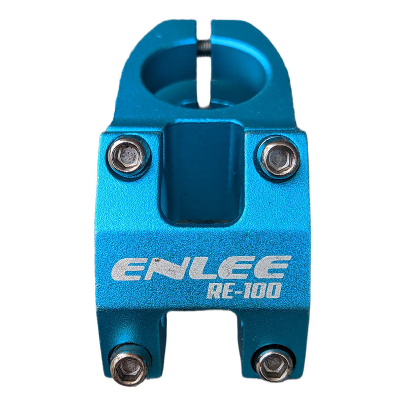 Potencia Poste Manubrio Bicicleta Montaña Enlee 28.6mm Celeste 0 Mm