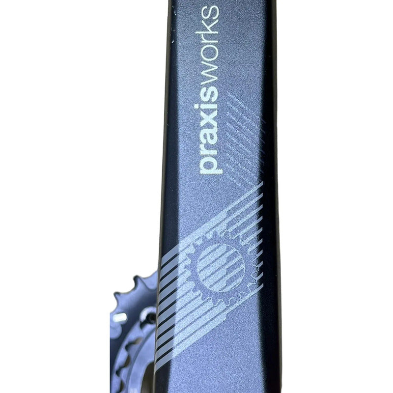 Bielas Mtb Multiplicación Praxis Works Cadet 36/25t Plateado Con Gris Y Negro