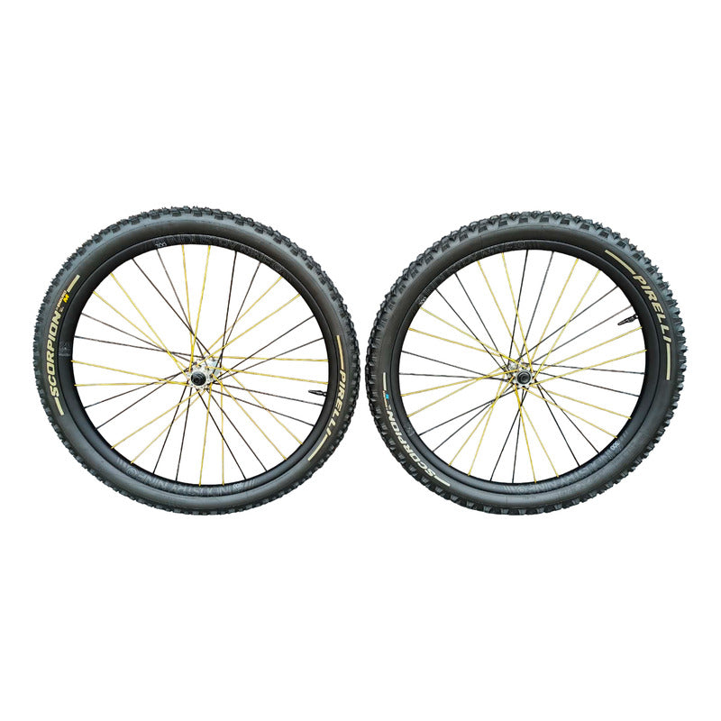 Ruedos Rines Industry Nine Gr300 Super Boost Enduro Pirelli Negro