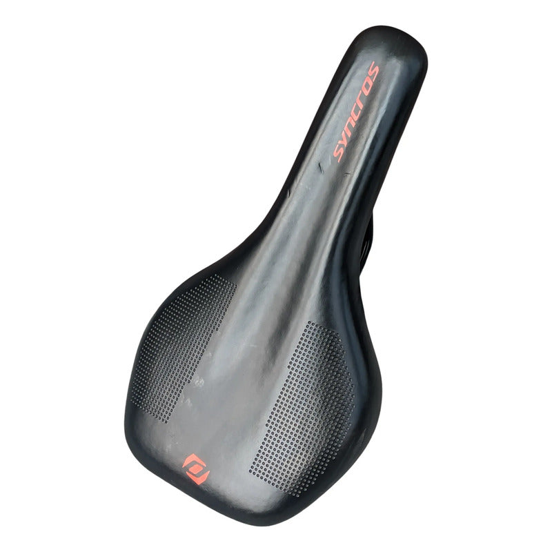 Sillín Asiento Bicicleta Montaña Scott Syncros Original Negro Y Rojo 25 Cm 14.5 Cm