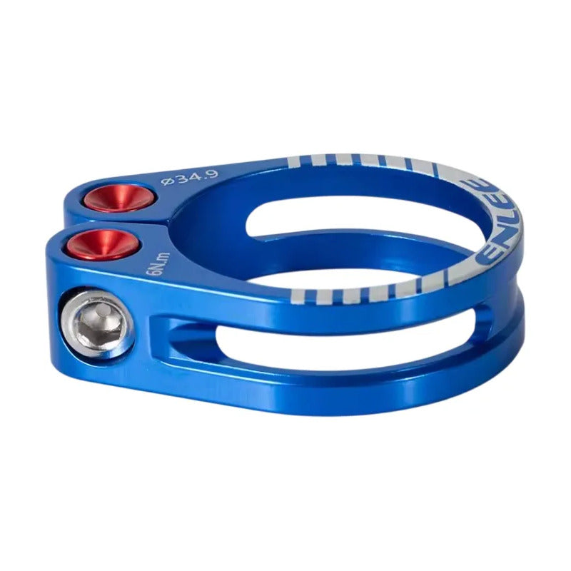 Abrazadera Poste De Asiento 31.8mm Cuadro Bicicleta Enlee Azul