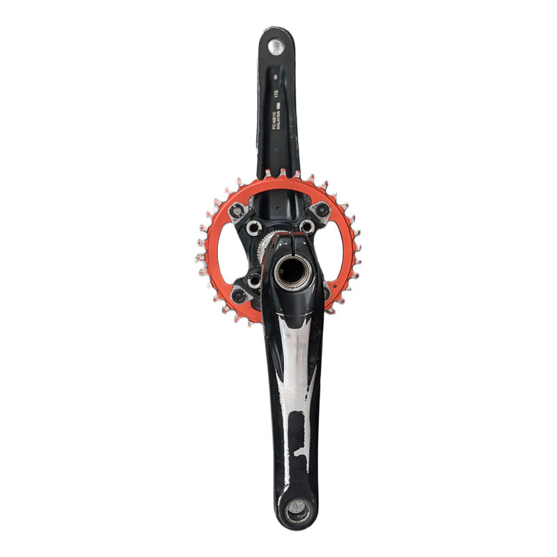 Multiplicación Bielas Monoplato Bicicleta Mtb Shimano Deore Negro