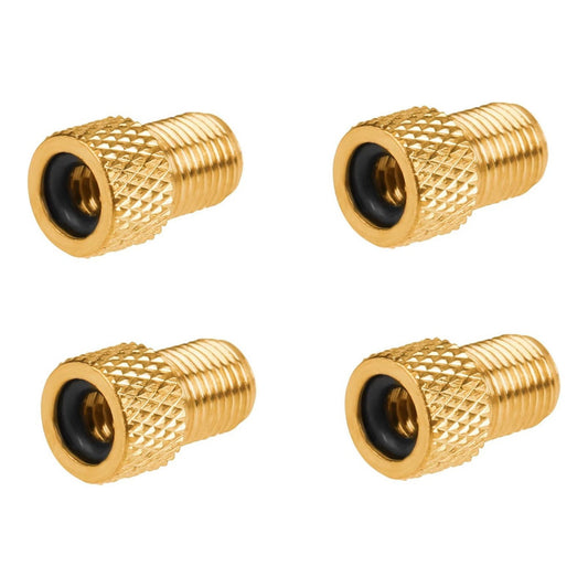 Adaptador Valvula Francesa A Americana Presta Dorado