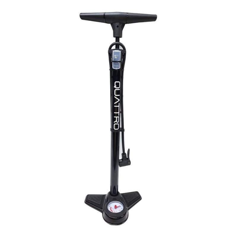 Bomba Aire Quattro Piso Bicicleta Ruta Mtb 200psi Negro