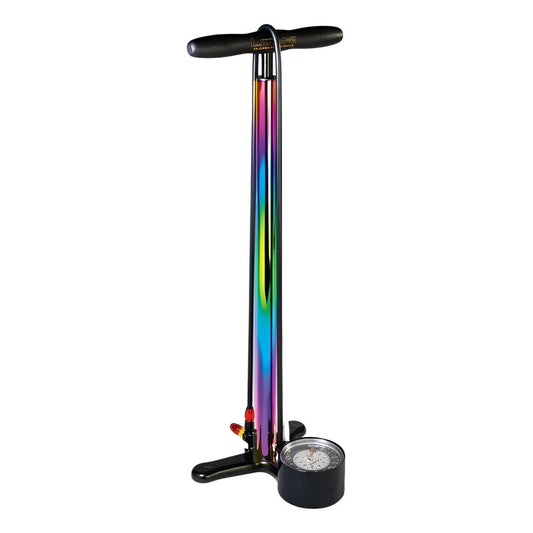 Bomba Aire Lezyne Piso Bicicleta Ruta Mtb 220psi Neon Metálico