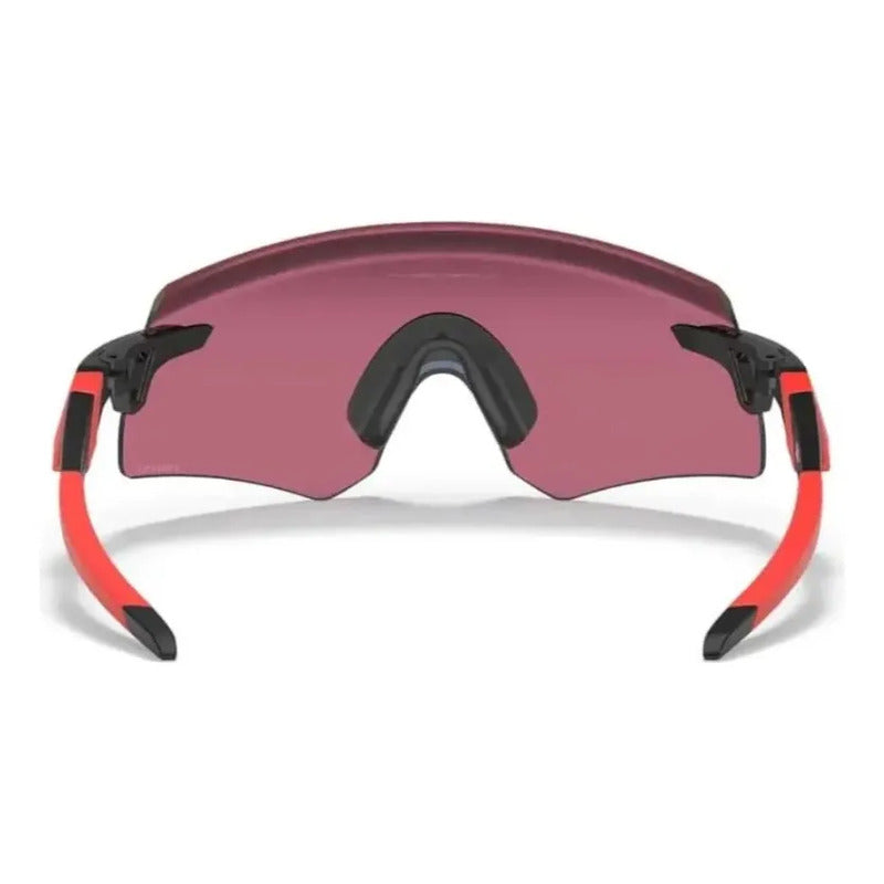 Lentes Oakley Enconder 9471 Matte Black Prizm Road Ruta Mtb Prizm Road Negro/rojo